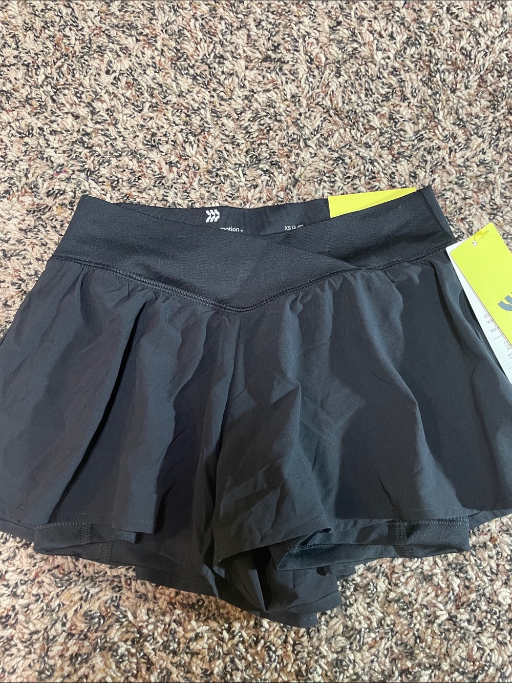All In Motion Crossover Waistband Athletic Shorts Girls Size 4/5 | NWT